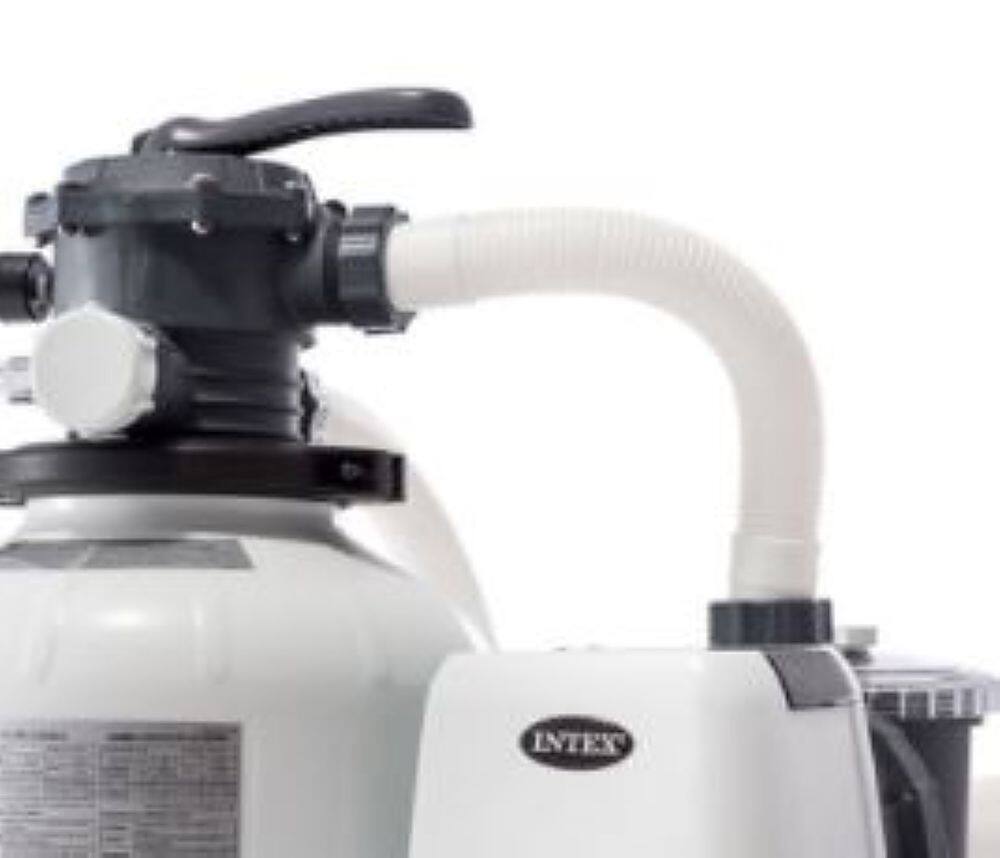 Alt View 11. Intex - 2800 GPH Above Ground Pool Sand Filter Pump with Deluxe Pool Maintenance Kit.