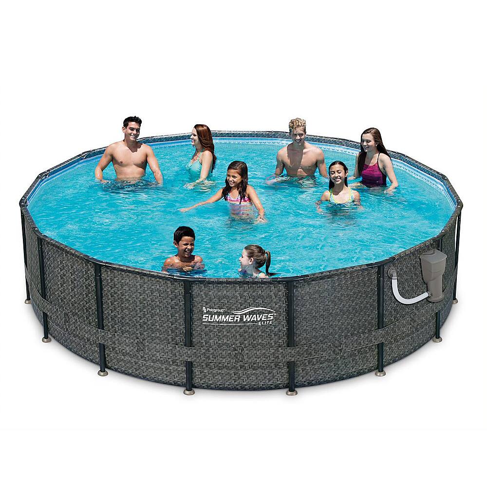 Customer Reviews: Summer Waves 16ft x 48in Above Ground Frame Pool Set ...