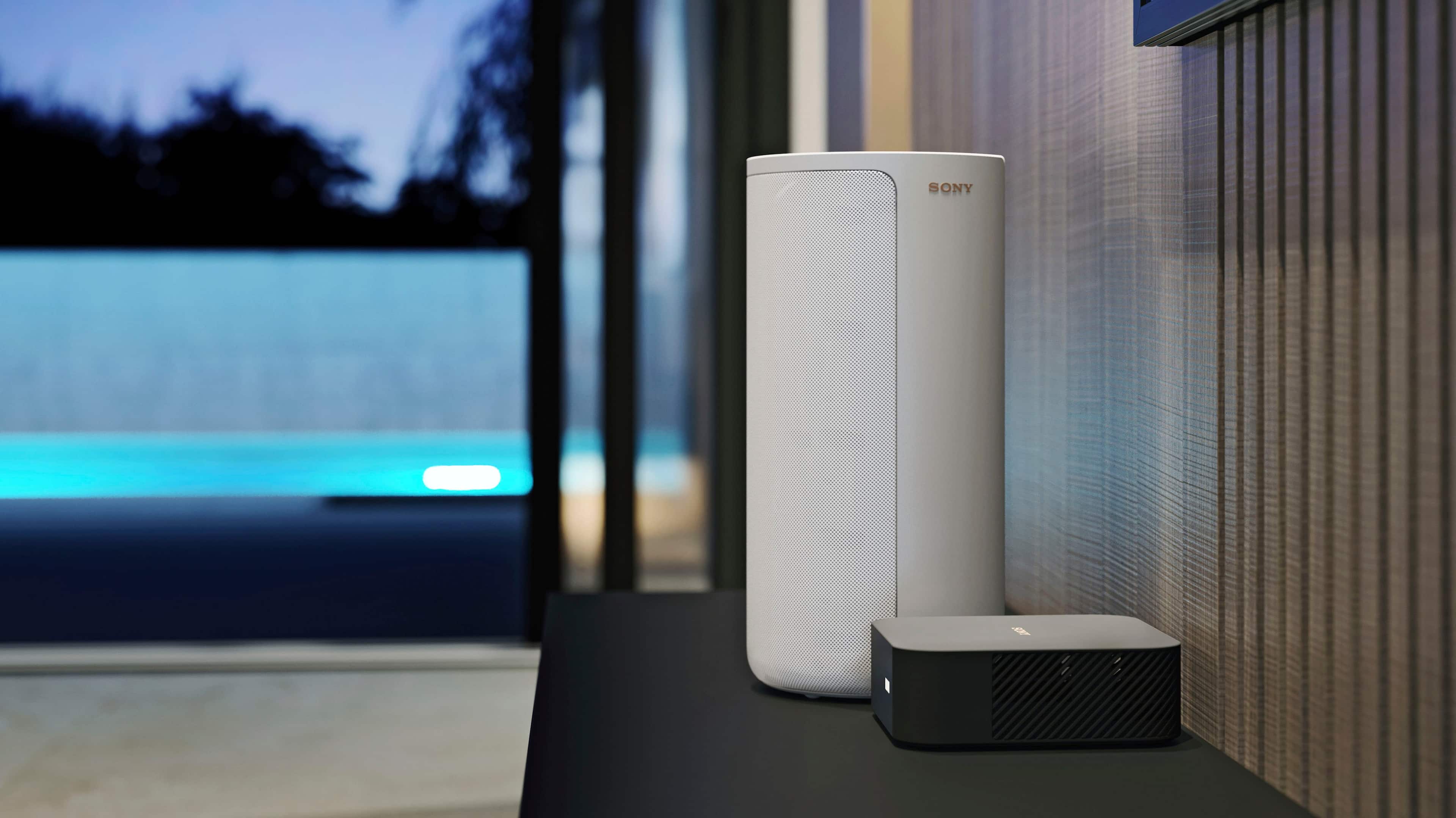 Alt View 27. Sony - HT-A9 7.1 Channel High Performance Home Theater System - Light Gray.