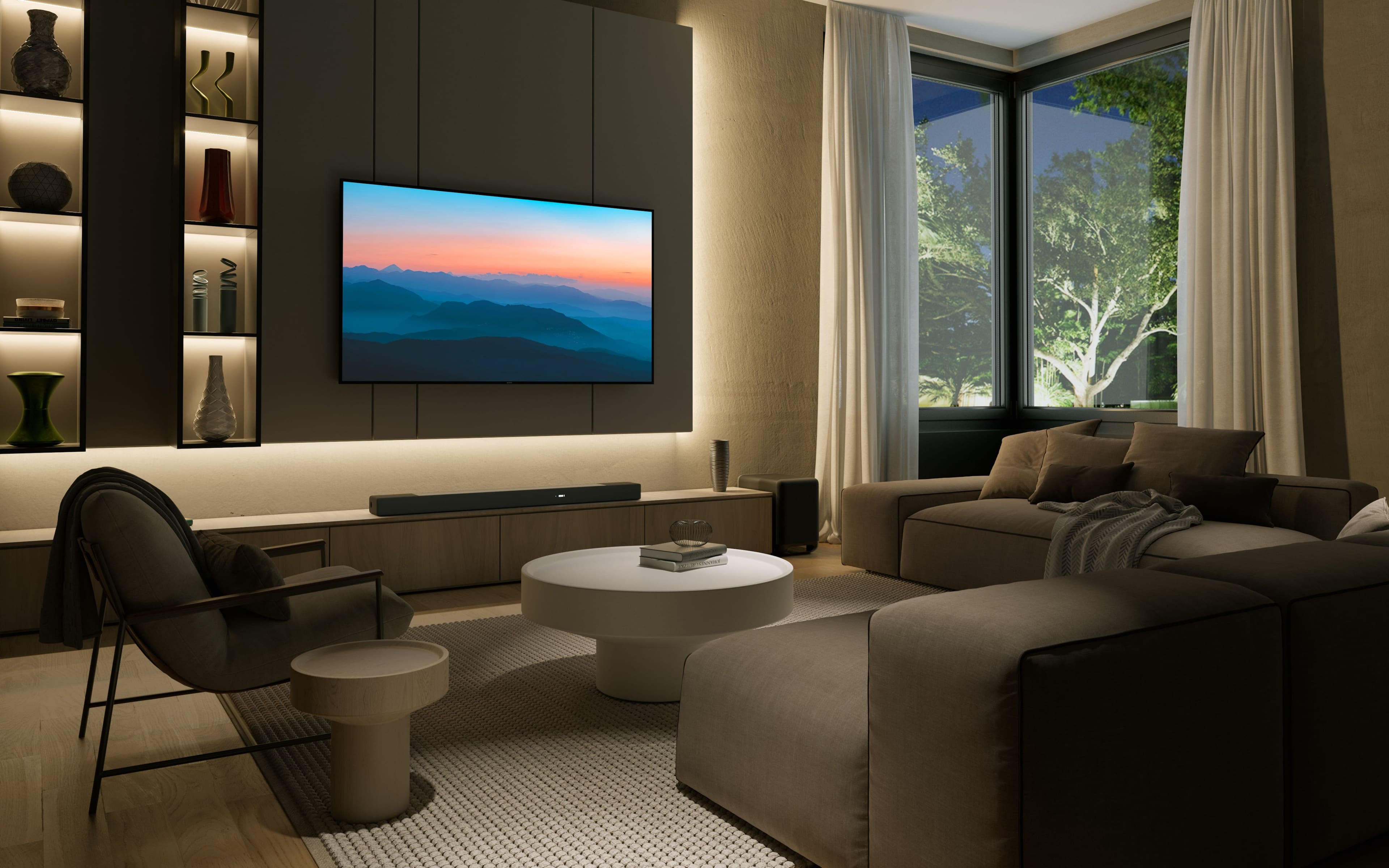 Alt View 29. Sony - HT-A7000 7.1.2 Channel Soundbar with Dolby Atmos - Black.