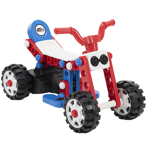 Huffy Boltz 6V Battery Powered Ride On Toy - Red, white, blue