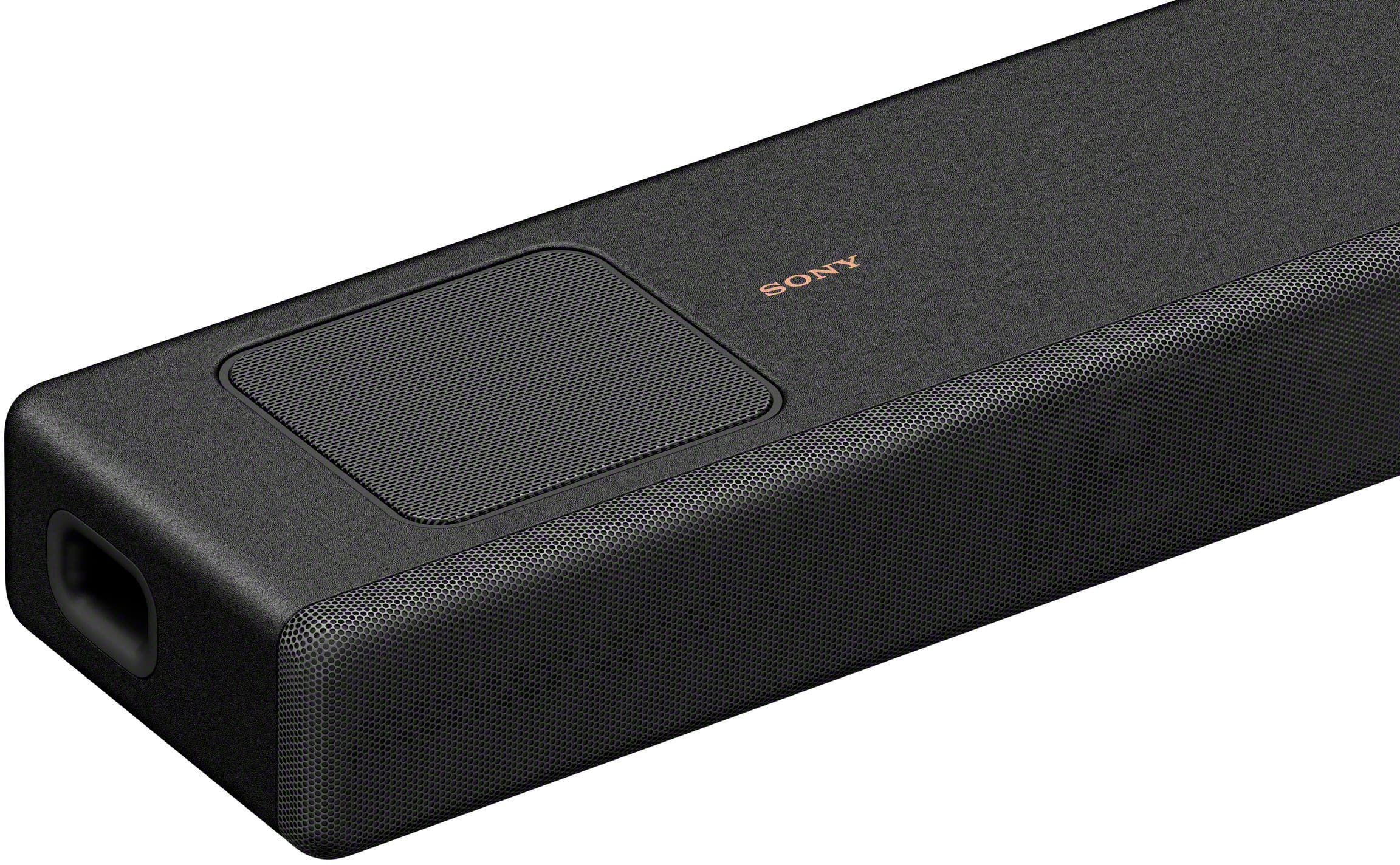 Angle View: Sony HT-A5000 Dolby Atmos Smart Soundbar works with Alexa and Google Assistant, Chromecast built-in, AirPlay2, Bluetooth - Black