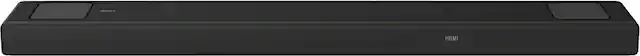 Front. Sony - Sony HT-A5000 Dolby Atmos Smart Soundbar works with Alexa and Google Assistant, Chromecast built-in, AirPlay2, Bluetooth - Black.