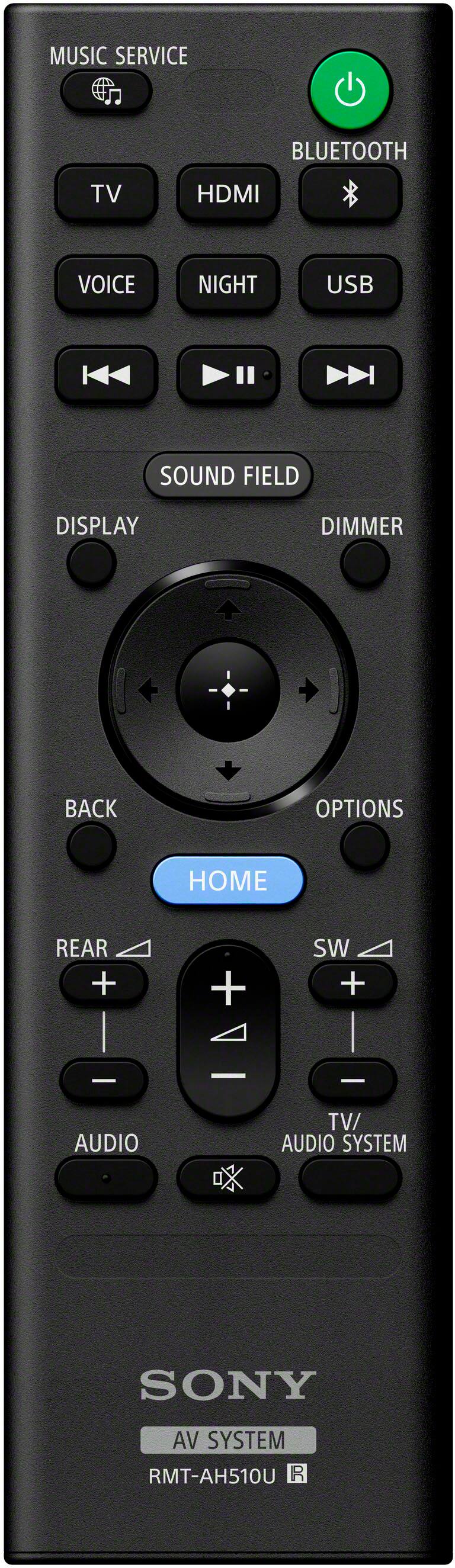 Alt View 17. Sony - Sony HT-A5000 Dolby Atmos Smart Soundbar works with Alexa and Google Assistant, Chromecast built-in, AirPlay2, Bluetooth - Black.