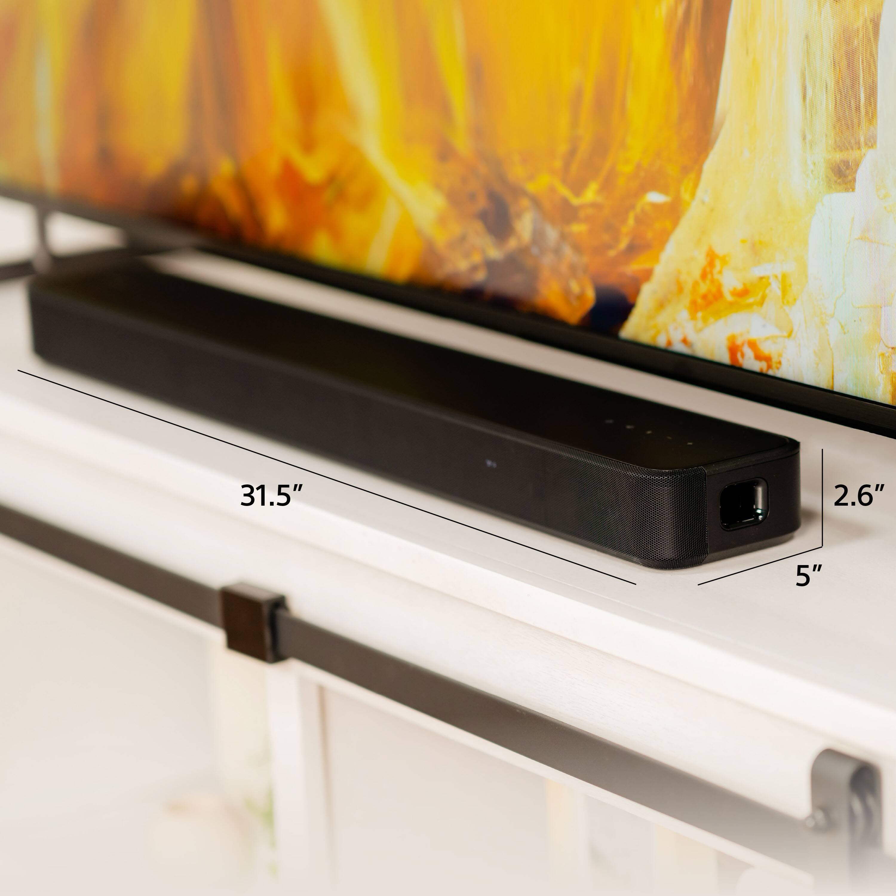 Alt View 30. Sony - Sony HT-A5000 Dolby Atmos Smart Soundbar works with Alexa and Google Assistant, Chromecast built-in, AirPlay2, Bluetooth - Black.