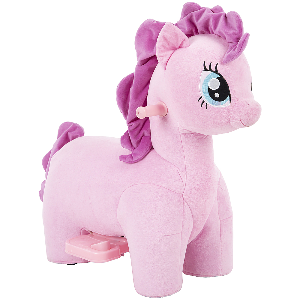 Left View: Huffy - My Little Pony Pinkie Pie Plush Quad, 6 Volt - Pink