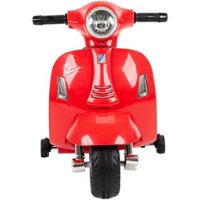 Huffy - Vespa Ride On Scooter, 6 Volt - Red - Front_Zoom