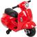 Left. Huffy - Vespa Ride On Scooter, 6 Volt - Red.