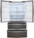 Alt View Zoom 13. LG - 22 Cu. Ft. 4-Door French Door Counter-Depth Smart Refrigerator with External Tall Ice and Water - Black stainless steel.