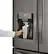 Alt View 20. LG - 22 Cu. Ft. 4-Door French Door Counter-Depth Smart Refrigerator with External Tall Ice and Water - PrintProof Black Stainless Steel.