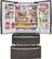 Alt View 32. LG - 22 Cu. Ft. 4-Door French Door Counter-Depth Smart Refrigerator with External Tall Ice and Water - PrintProof Black Stainless Steel.