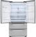 Alt View 12. LG - 22 Cu. Ft. 4-Door French Door Counter-Depth Smart Refrigerator with External Tall Ice and Water - PrintProof Stainless Steel.