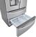 Alt View 14. LG - 22 Cu. Ft. 4-Door French Door Counter-Depth Smart Refrigerator with External Tall Ice and Water - PrintProof Stainless Steel.