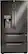 Front. LG - 22 Cu. Ft. 4-Door French Door Smart Refrigerator with Craft Ice - PrintProof Black Stainless Steel.