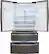 Alt View 13. LG - 22 Cu. Ft. 4-Door French Door Smart Refrigerator with Craft Ice - PrintProof Black Stainless Steel.