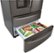 Alt View Zoom 15. LG - 22 cu ft 4-Door French Door Refrigerator with WiFi and Craft Ice - Black stainless steel.
