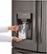 Alt View Zoom 19. LG - 22 cu ft 4-Door French Door Refrigerator with WiFi and Craft Ice - Black stainless steel.