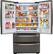 Alt View 31. LG - 22 Cu. Ft. 4-Door French Door Smart Refrigerator with Craft Ice - PrintProof Black Stainless Steel.