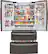 Alt View 32. LG - 22 Cu. Ft. 4-Door French Door Smart Refrigerator with Craft Ice - PrintProof Black Stainless Steel.