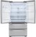 Alt View Zoom 11. LG - 22 cu ft 4-Door French Door Refrigerator with WiFi and Craft Ice - Stainless steel.