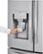 Alt View Zoom 15. LG - 22 cu ft 4-Door French Door Refrigerator with WiFi and Craft Ice - Stainless steel.