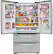 Alt View 34. LG - 22 Cu. Ft. 4-Door French Door Smart Refrigerator with Craft Ice - PrintProof Stainless Steel.