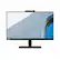 Front. Lenovo - ThinkVision T24v-20 23.8" Full HD LED Backlit LCD Monitor (HDMI, DP, VGA) - Black.