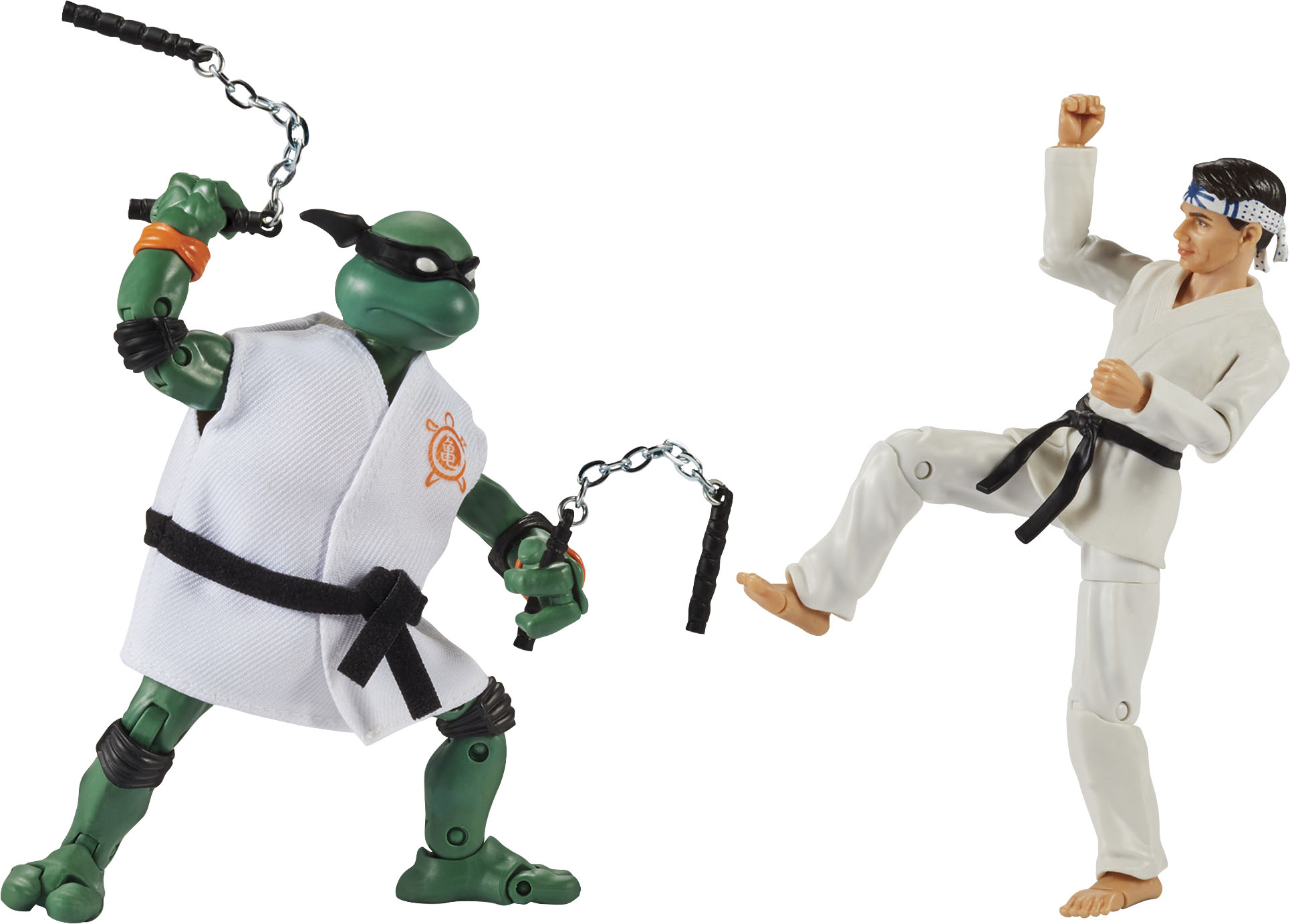 Teenage Mutant Ninja Turtles - Mikey vs. Daniel LaRusso