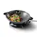 Angle. Oster - DiamondForce 4.7 Qt Nonstick Electric Wok with Lid.