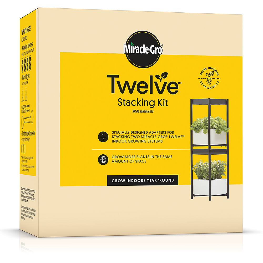 Angle View: Miracle-Gro Twelve Stacking Kit - Black