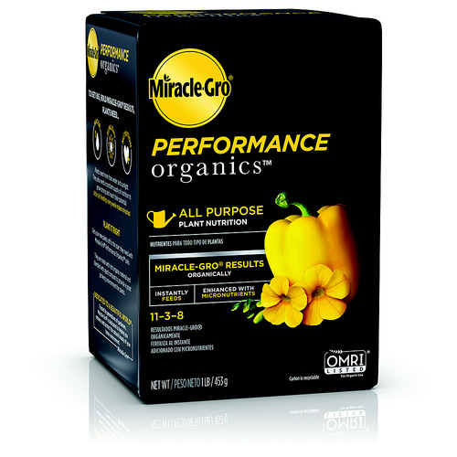 Miracle-Gro Performance Organics All Purpose Plant Nutrition 1 lb - Black