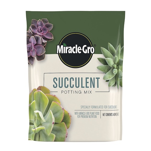 Miracle-Gro Succulent Potting Mix 4 qt. - Black