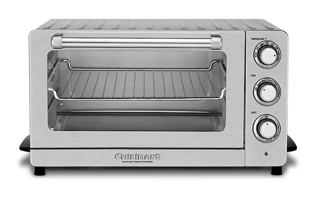 Alt View 11. Cuisinart - 6-Slice Convection Toaster Oven Broiler - Silver.