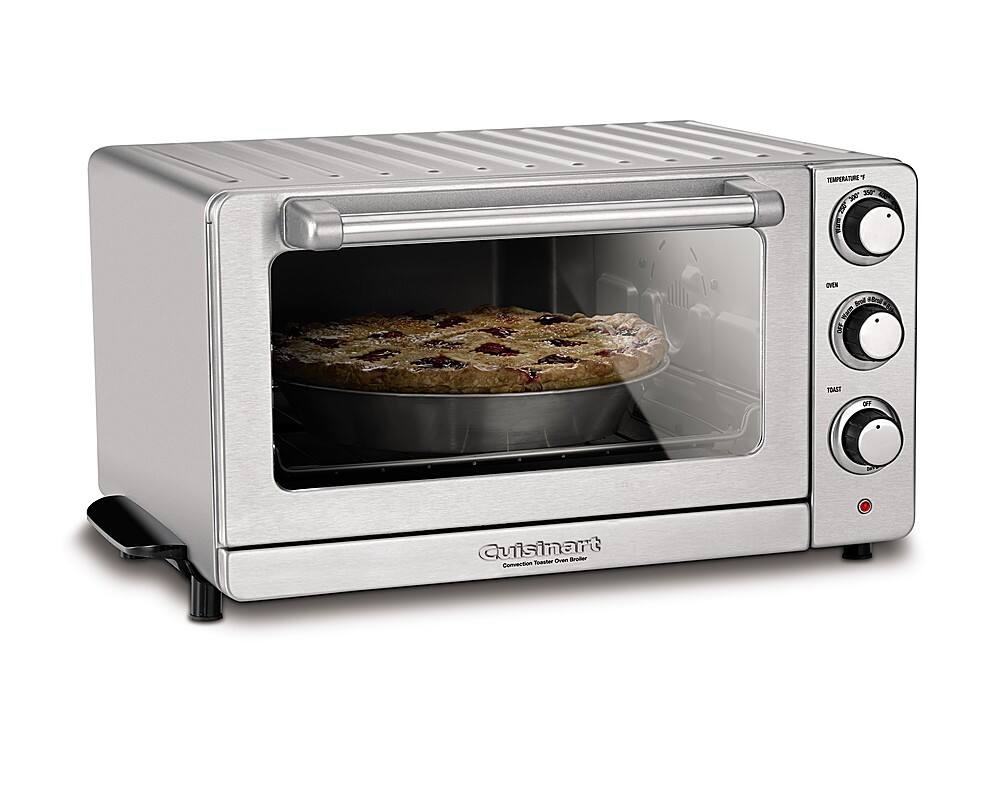 Alt View 12. Cuisinart - 6-Slice Convection Toaster Oven Broiler - Silver.