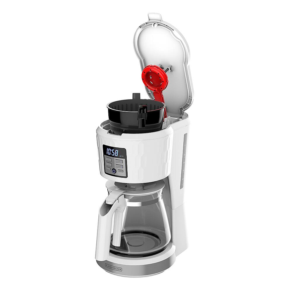Best Buy Black+Decker 12Cup Programmable Coffee Maker White