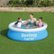 Alt View Zoom 11. Bestway - Fast Set 6 Foot x 20 Inch Outdoor Inflatable Round Swimming Pool Set - Blue.