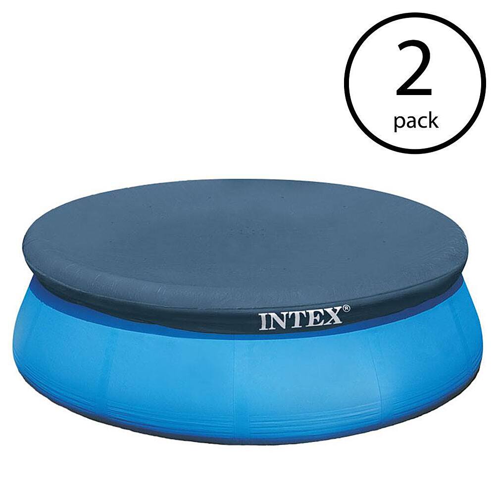 Front. Intex - Pool Debris Vinyl Round Cover Tarp.