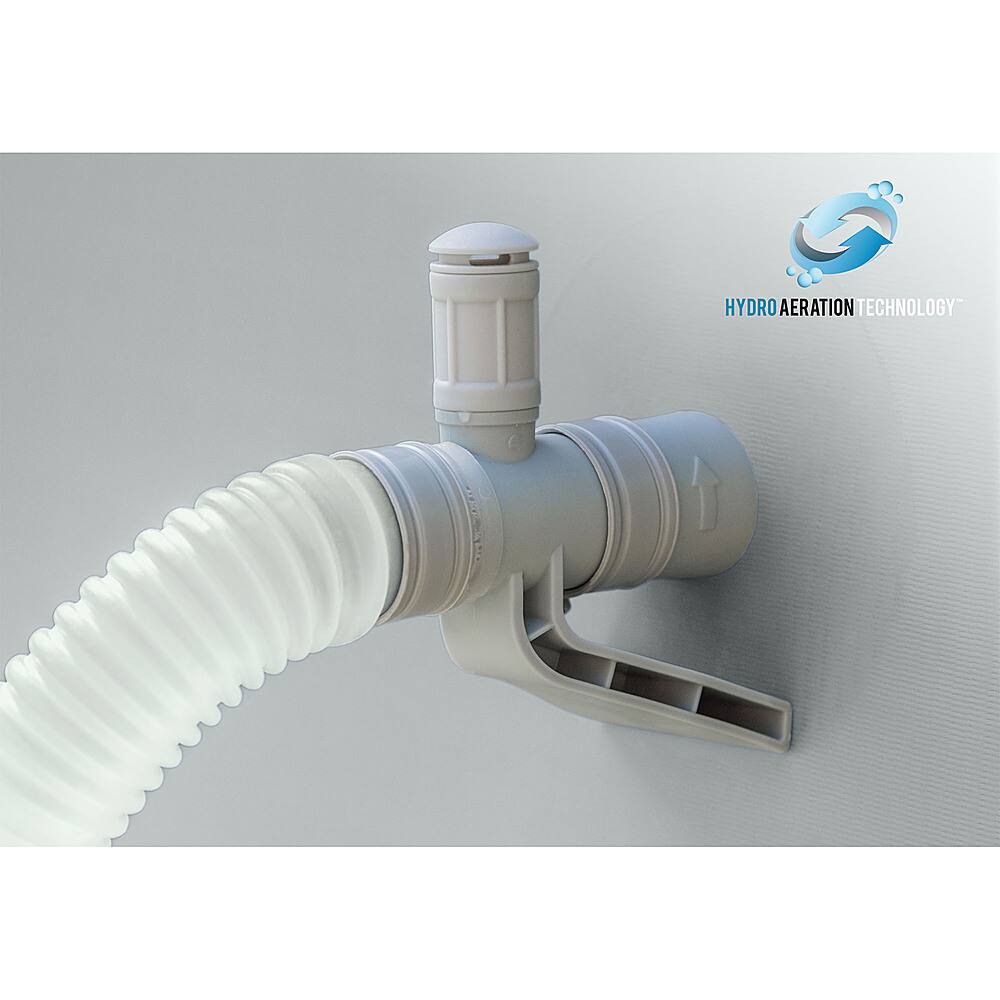 Alt View 11. Intex - 15-foot x 42-inch Prism Frame Above Ground Swimming Pool Set with Filter - Gray.