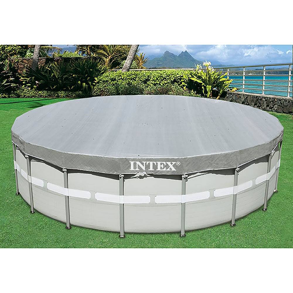 Alt View 2. Intex - Debris Cover for 18' Intex Ultra Frame Pools - Multi.