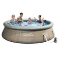 Alt View Zoom 11. Summer Waves - 12-foot x 36-inch Inflatable Above Ground Swimming Pool with Pump - Gray.