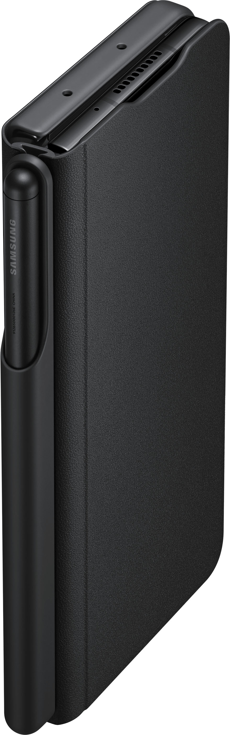 Best Buy: Flip Cover with Pen for Samsung Galaxy Z Fold3 5G Black