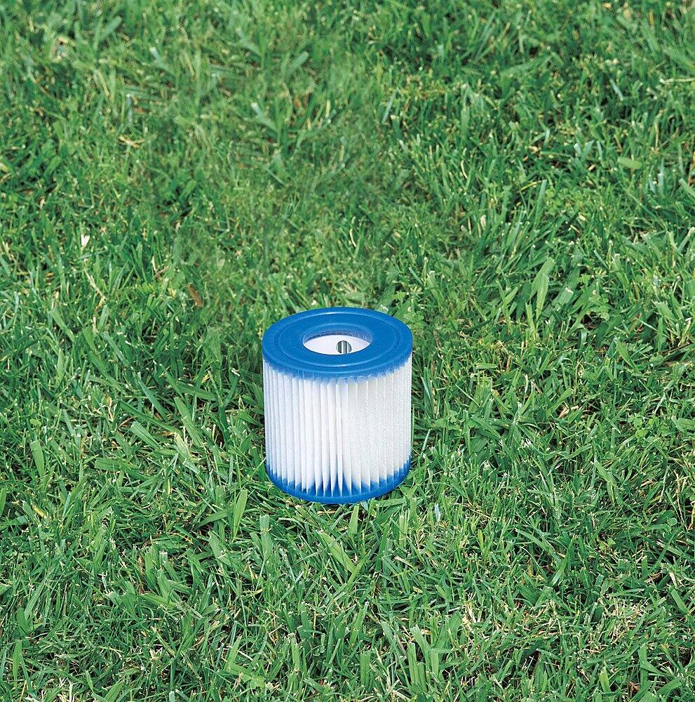 Alt View 13. Intex - Inflatable Kid Swimming Pool and Filter Cartridge Bundled with Vinyl Round Cover.