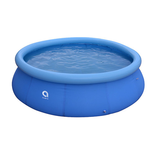 Jleisure - 10 Foot Round 30 Inch Tall Prompt Set Inflatable Outdoor Backyard Swimming Pool - Blue