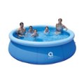 Alt View Zoom 11. Jleisure - 10 Foot Round 30 Inch Tall Prompt Set Inflatable Outdoor Backyard Swimming Pool - Blue.