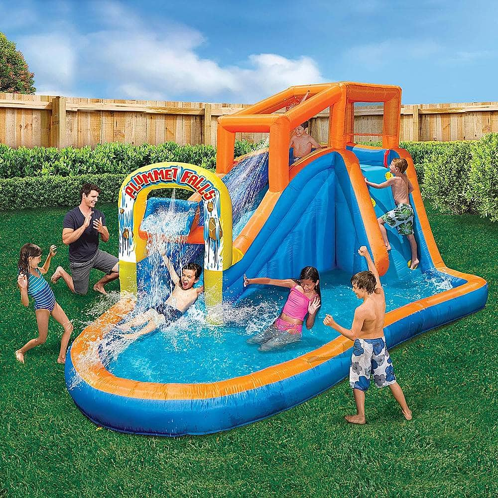 Best Buy: Banzai Kids Inflatable Outdoor Water Park Pool Slide BAN-35543