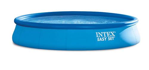 Intex - 15-foot x 33-inch Easy Set Above Ground Swimming Pool and 530 GPH Filter Pump - Blue