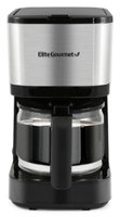 Elite Gourmet - 5-Cup Coffee Maker - Stainless Steel - Front_Zoom