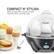 Alt View 15. Elite Gourmet - 7-Egg Automatic Egg Cooker - Dark Gray.