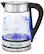 Front. Elite Platinum - 1.7L Cordless Electric Glass Kettle - Stainless Steel.
