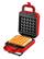 Alt View Zoom 1. Elite Gourmet - 3-in-1 Waffle/Sandwich Maker & Grill - Red.